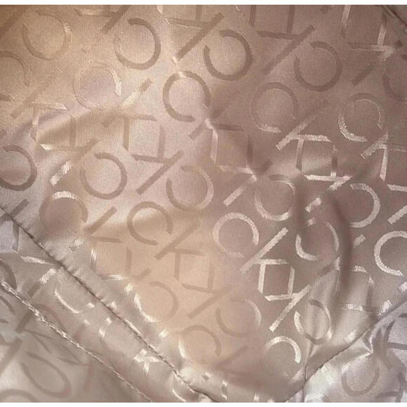 NWT Calvin Klein Brown Patent Ashley Barrel Bag Satchel Purse Crossbody - Picture 5 of 7